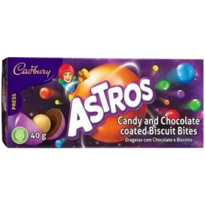 Cadbury Astros Candy and Chocolate Coated Biscuit
